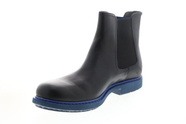 Camper Neuman K300170-008 Mens Black Leather Slip On Chelsea Boots on Sale - Image 4