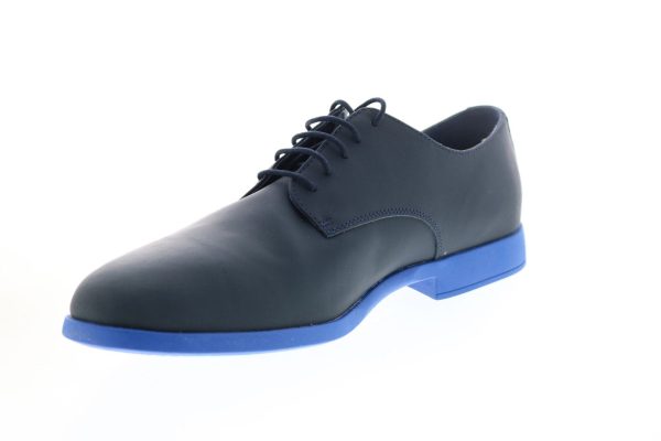 Camper Truman K100243-009 Mens Blue Oxfords & Lace Ups Plain Toe Shoes For Sale - Image 4