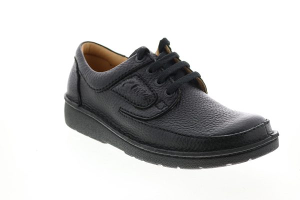 Clarks Nature Ii 26142039 Mens Black Leather Oxfords Plain Toe Shoes For Sale - Image 2