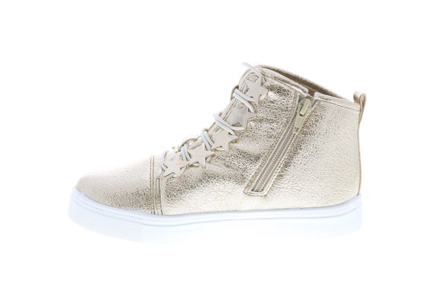 Katy Perry The Astrea 34PK0001-GLD Girls Gold Synthetic Lifestyle Sneakers Shoes Discount - Image 5