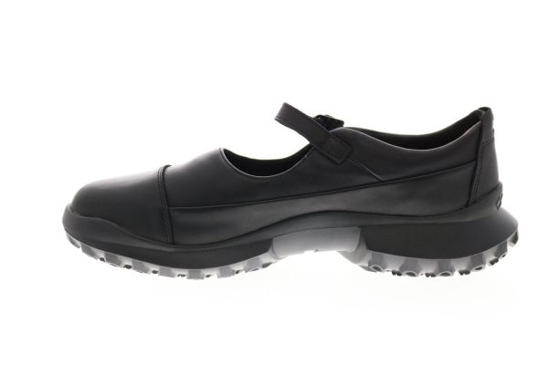 Camper Crclr K201132-001 Womens Black Leather Strap Mary Jane Flats Shoes Online Sale - Image 5