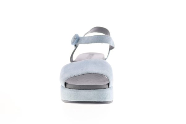 Camper Misia K200564-007 Womens Blue Suede Strap Slingback Sandals Shoes Supply - Image 3