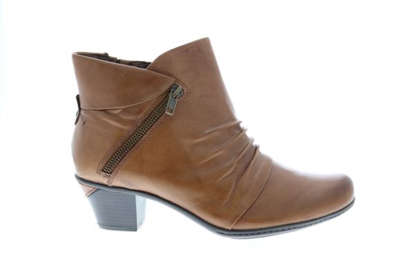 Earth Pegasus Soft Leather Womens Brown Leather Ankle & Booties Boots Cheap