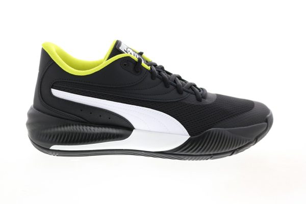 Puma Triple 19521708 Mens Black Synthetic Athletic Basketball Shoes Cheap