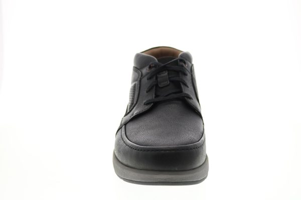 Clarks Un Trail Limit 26146643 Mens Black Wide Leather Lace Up Chukkas Boots on Sale - Image 3