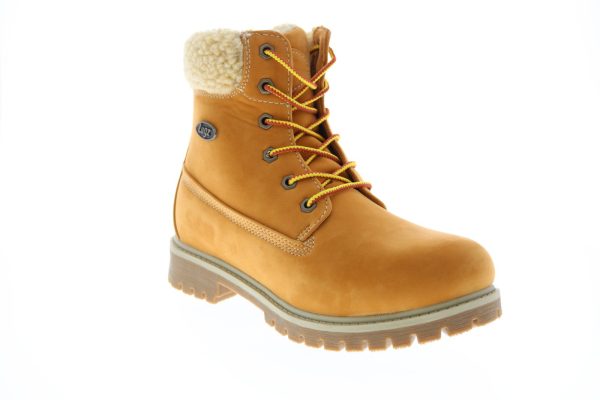 Lugz Rucker Hi Fleece WRUCKRHFK-7431 Womens Brown Casual Dress Boots For Sale - Image 2