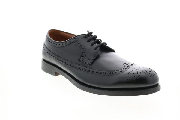 Clarks Coling Limit Mens Black Leather Oxfords Wingtip & Brogue Shoes Hot on Sale - Image 2
