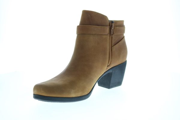 Clarks Un Lindel Lo 26145191 Womens Brown Leather Ankle & Booties Boots For Discount - Image 4