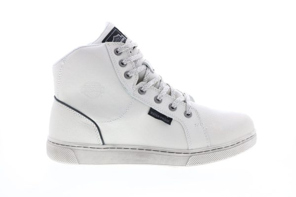 Harley-Davidson Bateman D93630 Mens White Lifestyle Sneakers Shoes For Sale