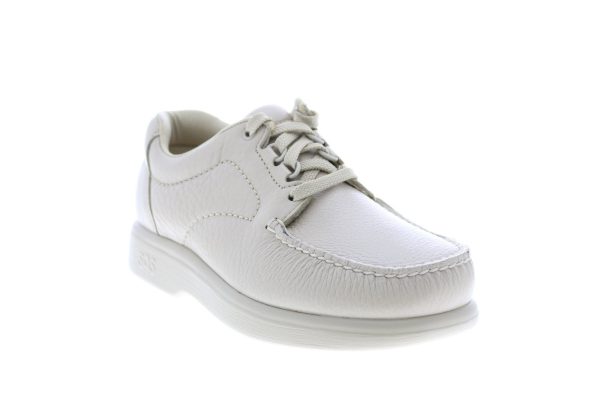 SAS Bout Time 1520-002 Mens Beige Wide Leather Plain Toe Oxfords Shoes Online now