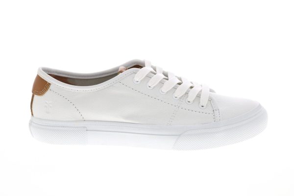 Frye Gia Low Lace 71701 Womens White Synthetic Lifestyle Sneakers Shoes Hot on Sale