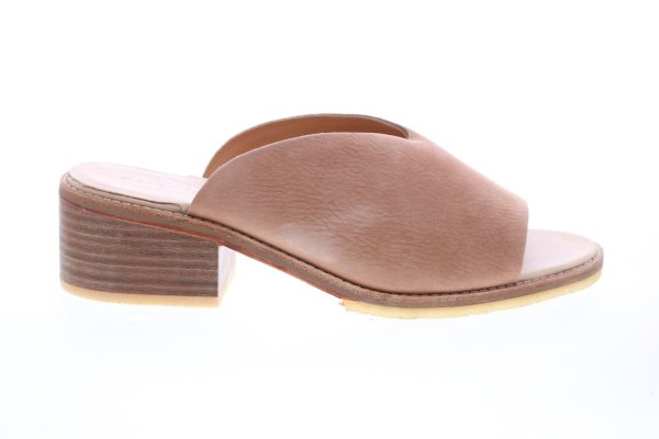 Clarks Amara Mule 26132544 Womens Brown Nubuck Slip On Mules Heels Shoes For Cheap