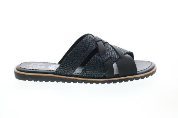 Sorel Ella Slide 1848741010 Womens Black Leather Slip On Slides Sandals Shoes Online Hot Sale