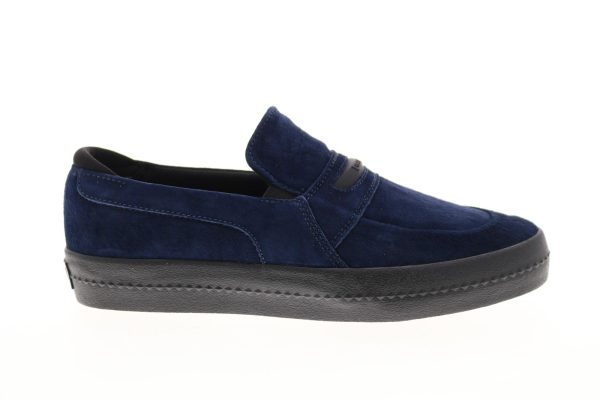 Globe Liaizon GBLIAIZON Mens Blue Suede Skate Inspired Sneakers Shoes Fashion