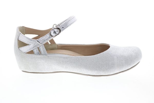 Earthies Capri CAPRI-GRY Womens Gray Leather Mary Jane Flats Shoes Discount