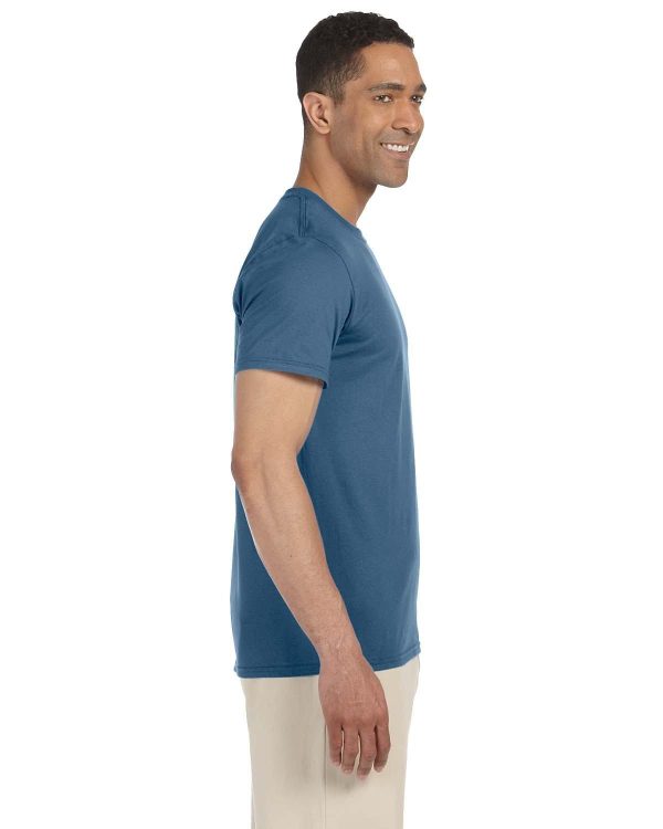 Gildan SoftStyle T-Shirt | Indigo Blue on Sale - Image 3