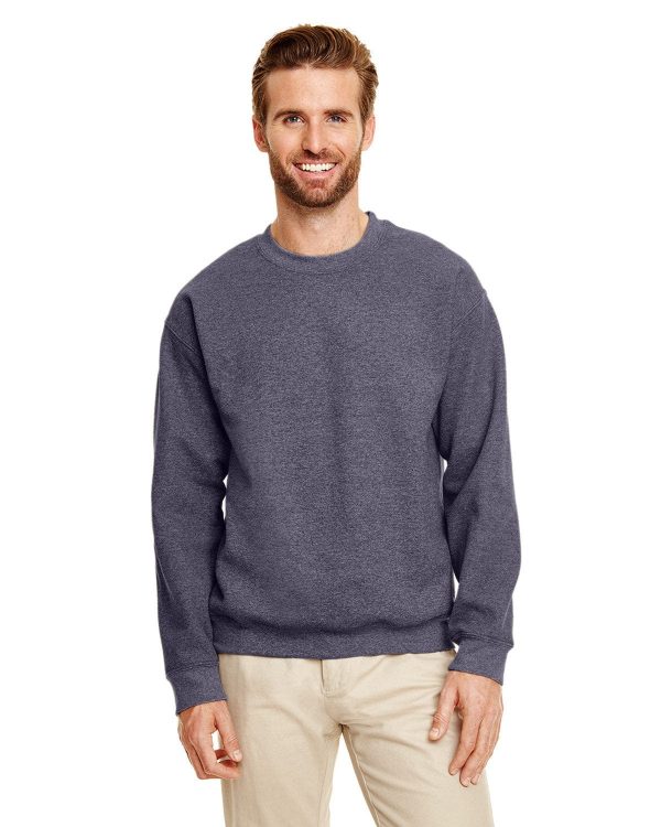Gildan Lightweight 50 50 Crewneck Sweatshirt | Ht Sprt Drk Navy For Sale