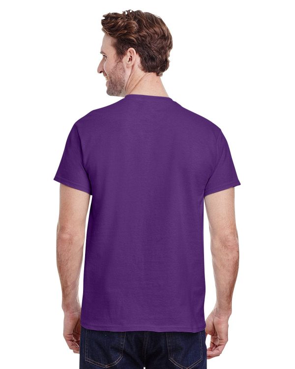Gildan Ultra Cotton Heavyweight T-Shirt | Purple For Cheap - Image 2