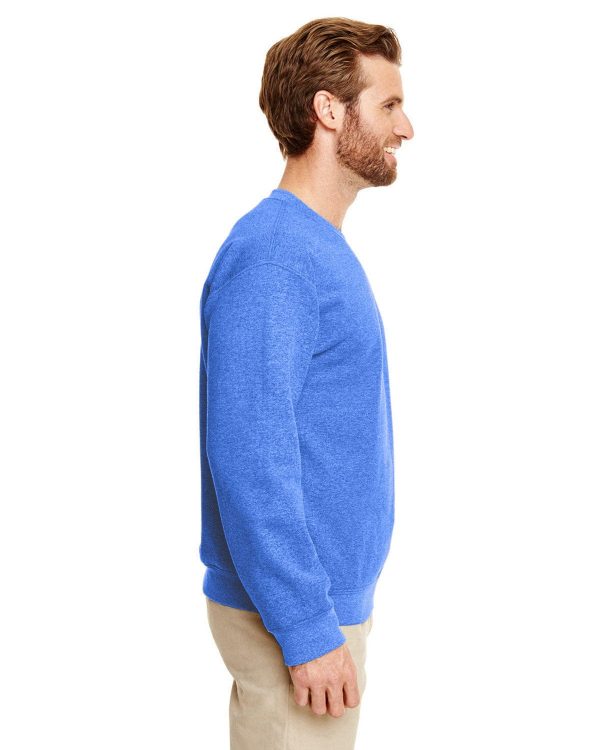Gildan Lightweight 50 50 Crewneck Sweatshirt | Hthr Sport Royal For Sale - Image 3