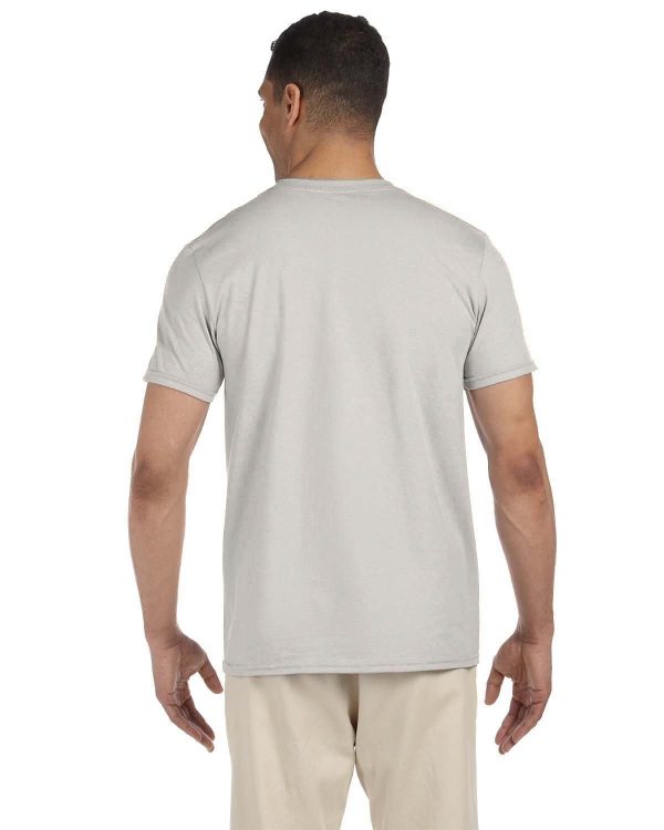 Gildan SoftStyle T-Shirt | Ice Grey For Sale - Image 2