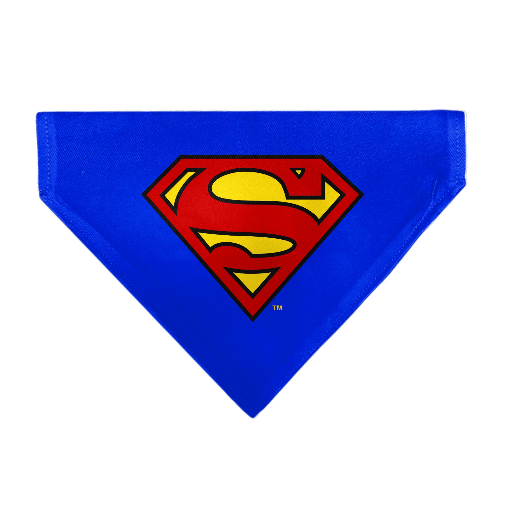 Pet Bandana – Superman Shield Logo Blue Red Yellow For Sale