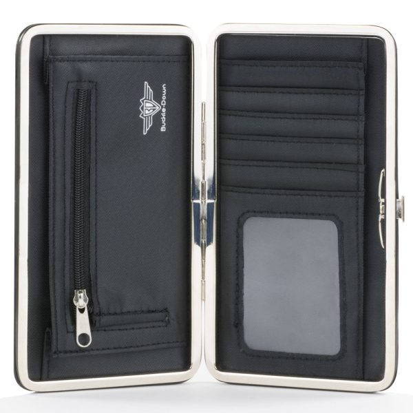 Hinged Wallet - Rainbow Hearts Flip Black Multi Color Online Hot Sale - Image 5