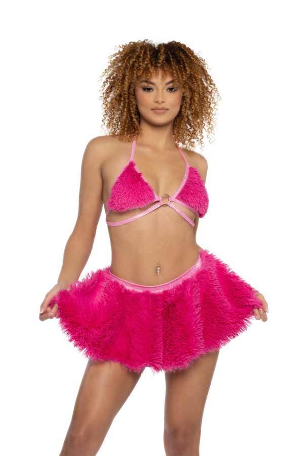 Rave JR146 - Faux Fur Triangle Top - J. Valentine For Discount - Image 3